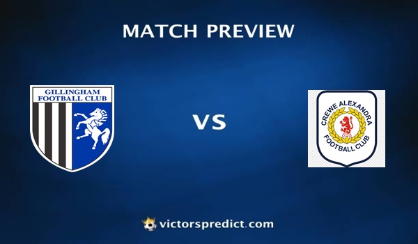 Gillingham vs Crewe Prediction and Match Preview